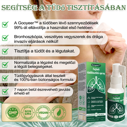 🍈𝐆𝐨𝐨𝐲𝐞𝐞𝐫™ Fejlett Tüdőtisztító Spray -Támogatja a tüdő, a hörgők és az orrmelléküregek egészségét, elősegíti a légzőrendszer egészségét és a könnyebb légzést